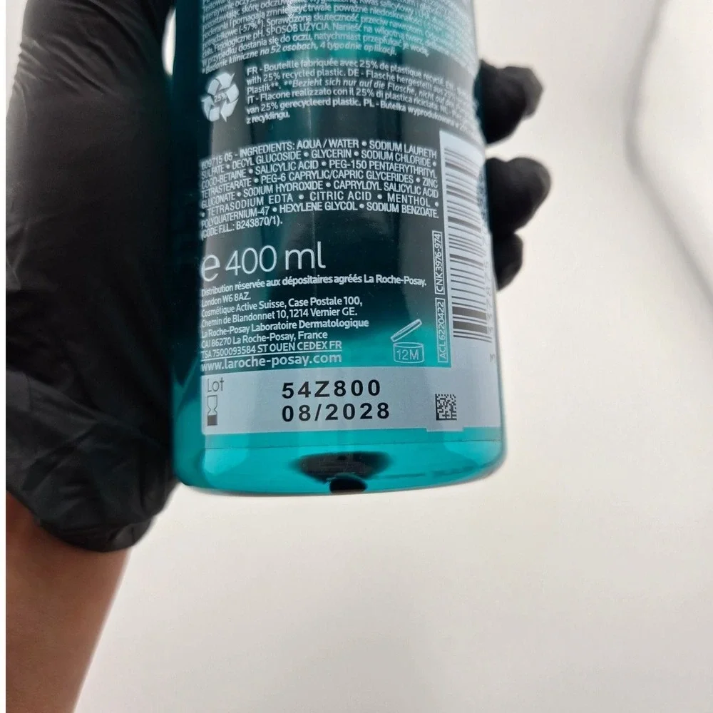 La Roche-Posay Effaclar Micro-Peeling Purifying Gel Face Body Wash 400ml Acne